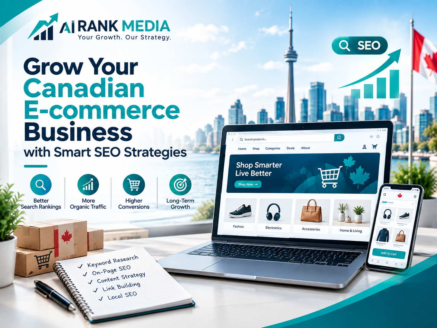 Grow Your Canadian E-commerce Business with Smart SEO Strategies