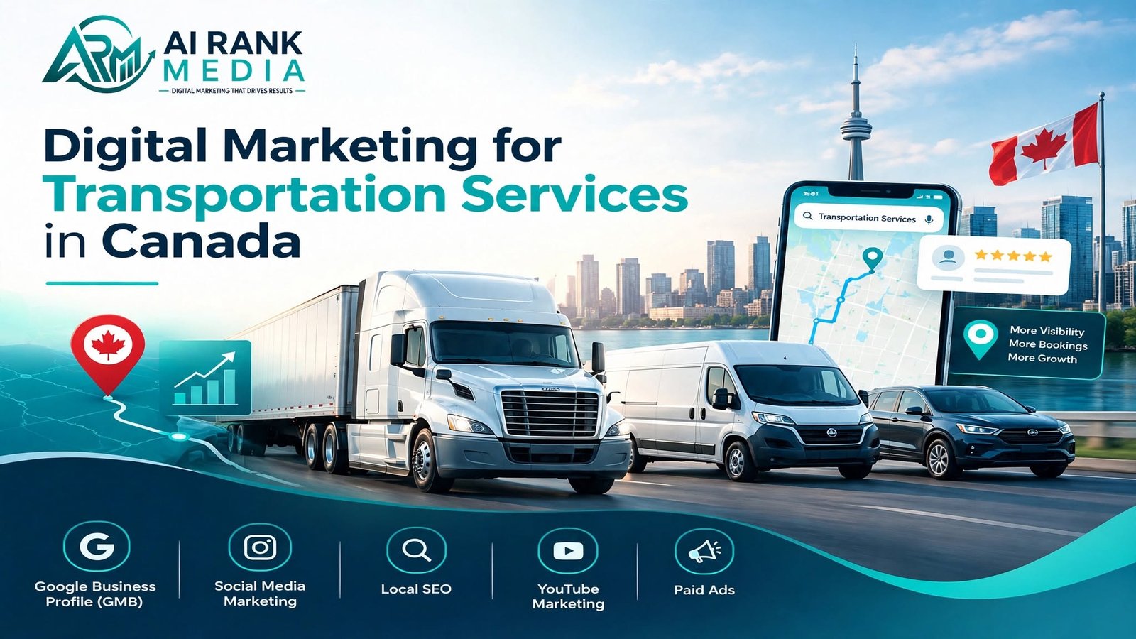 How Digital Marketing Helps Transportation Services Grow in Canada