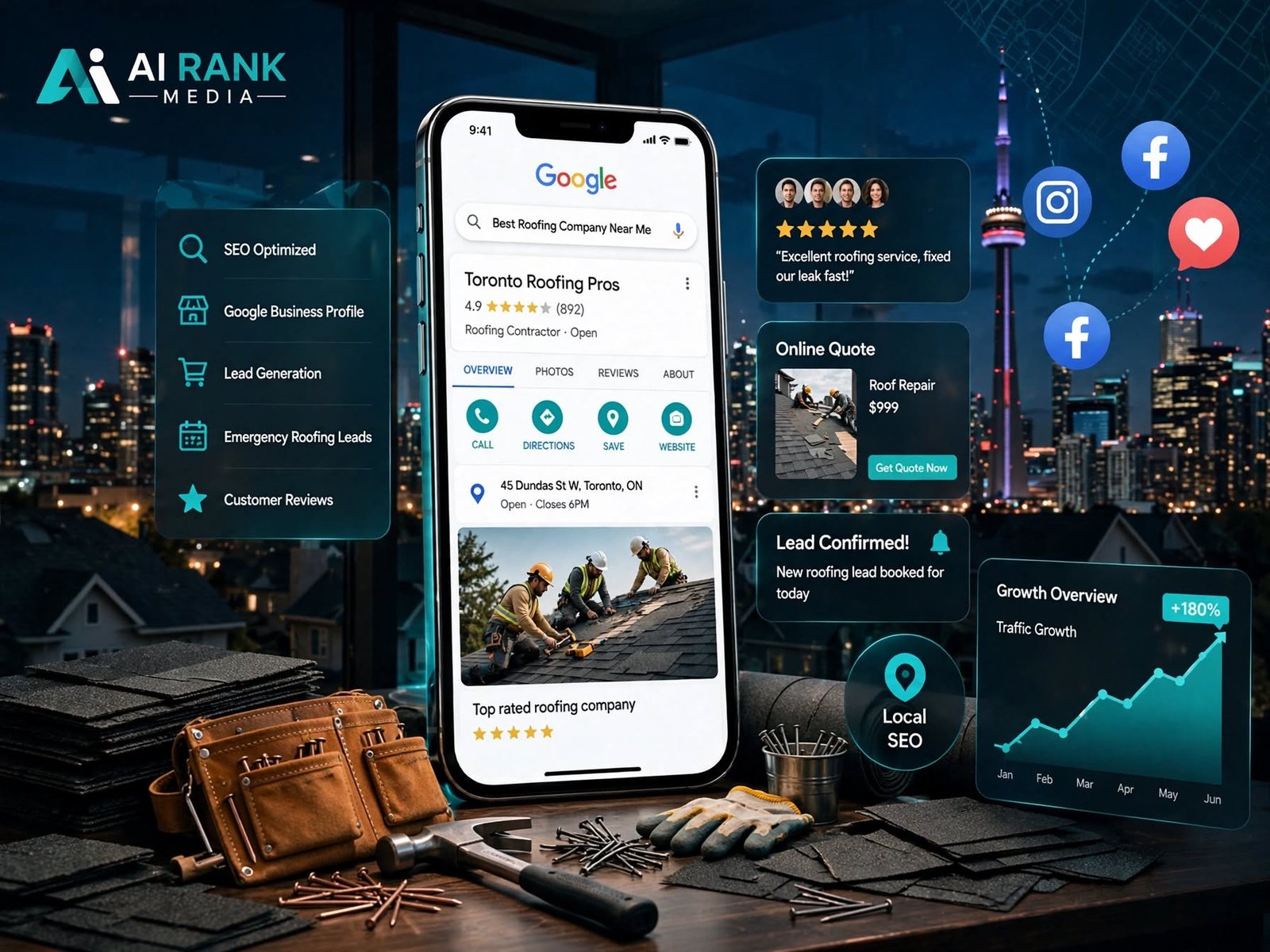 How Digital Marketing Helps Roofing Companies Grow in Toronto